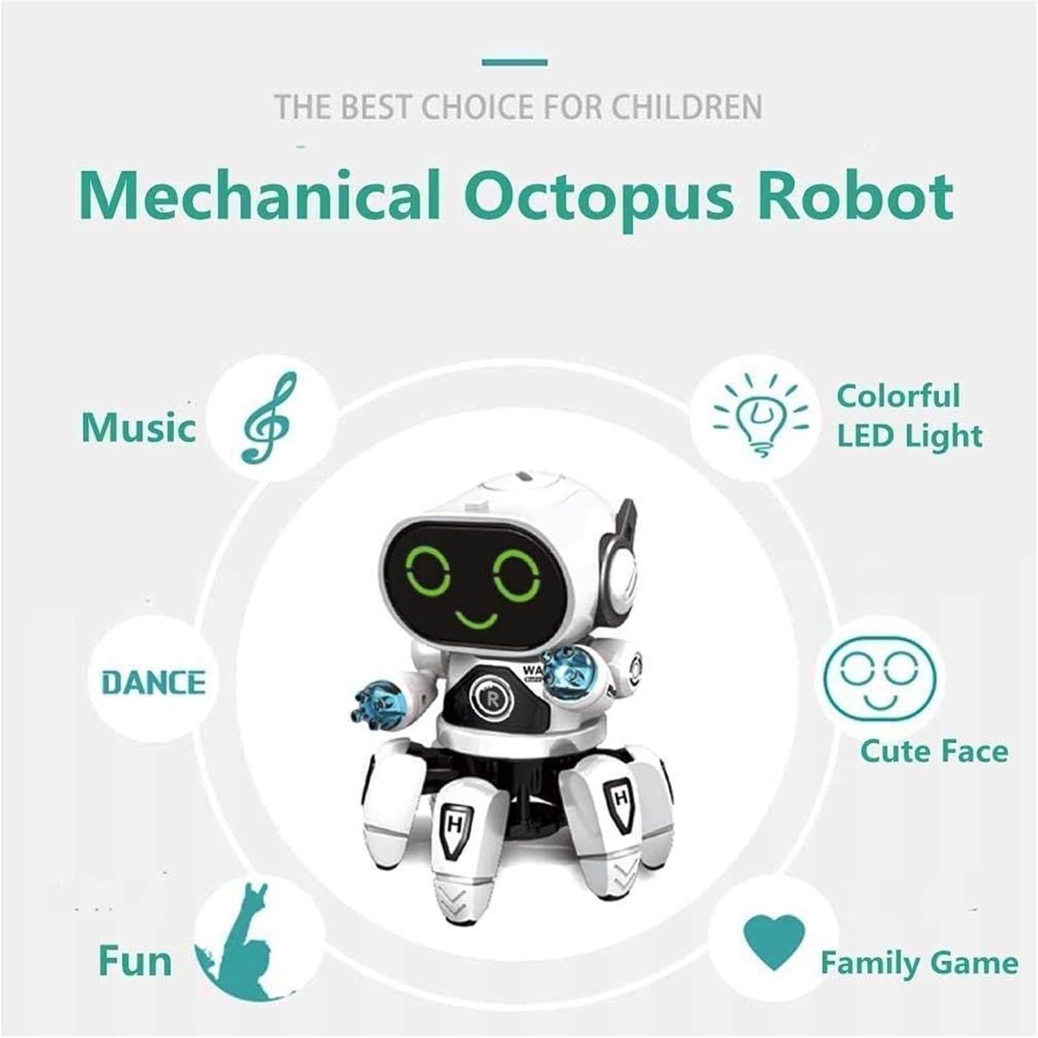 🎁6-Claw Voice-Activated Futuristic Fun Robot