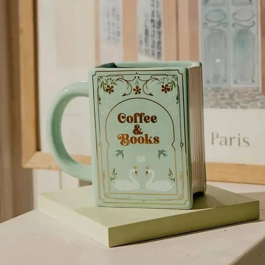 📚The Bookworm's Mug - Novel-Tea Ceramic Cup🎁