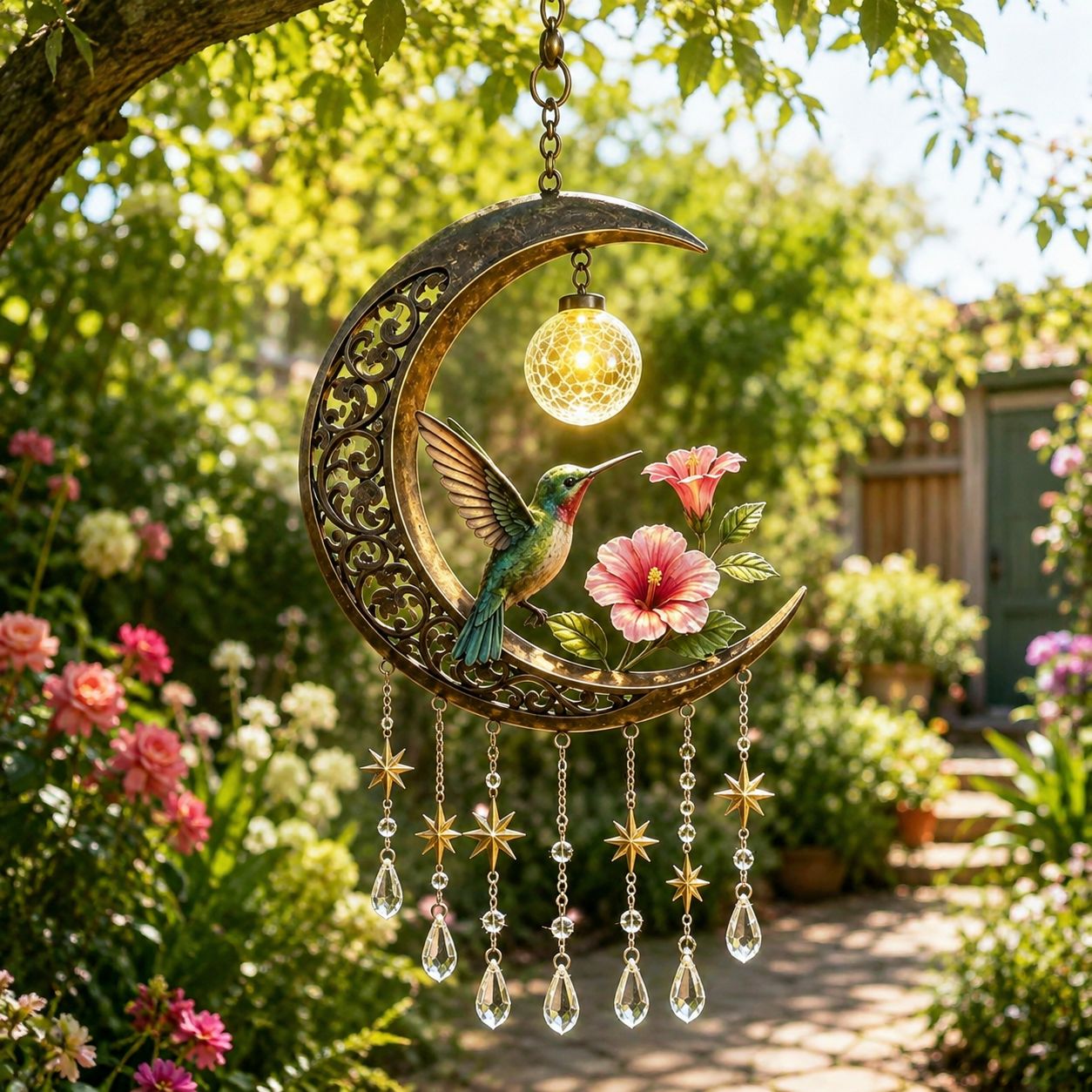🌙✨ Limited Offer 49% OFF✨ Magic Moon Garden Wind Chime