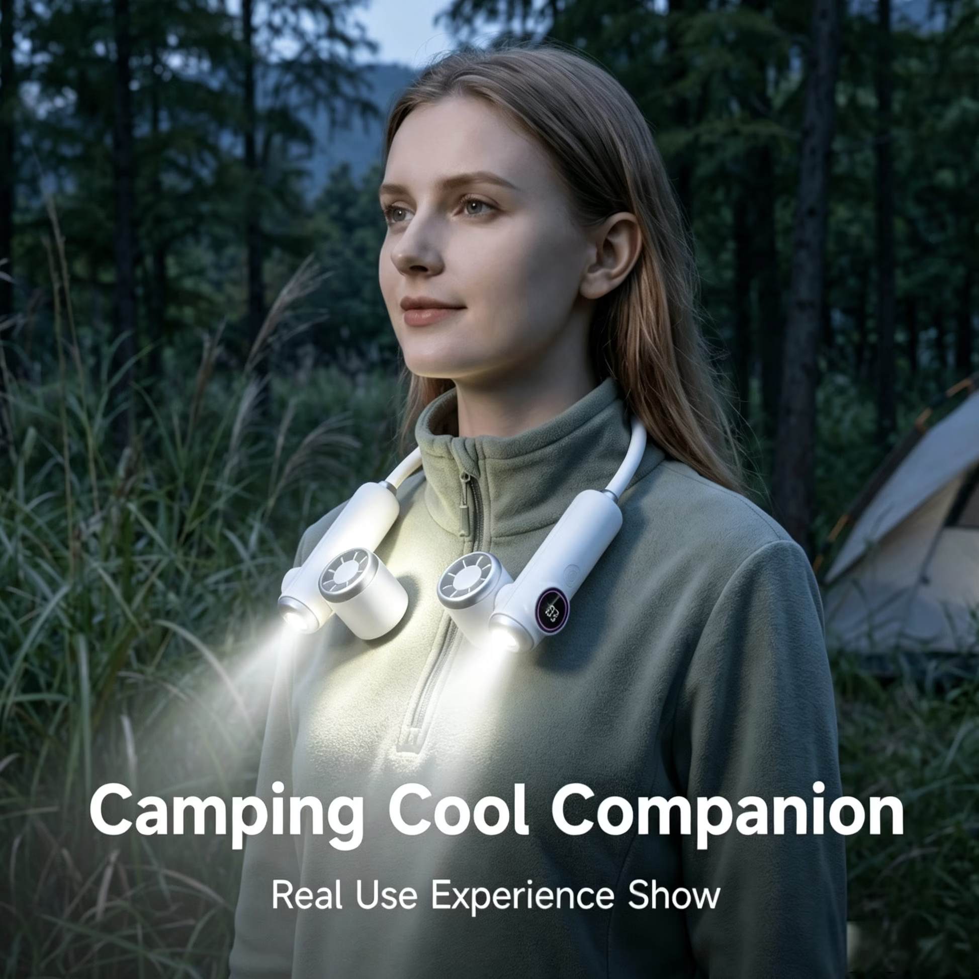 Magnetic Detachable Portable Neck Fan