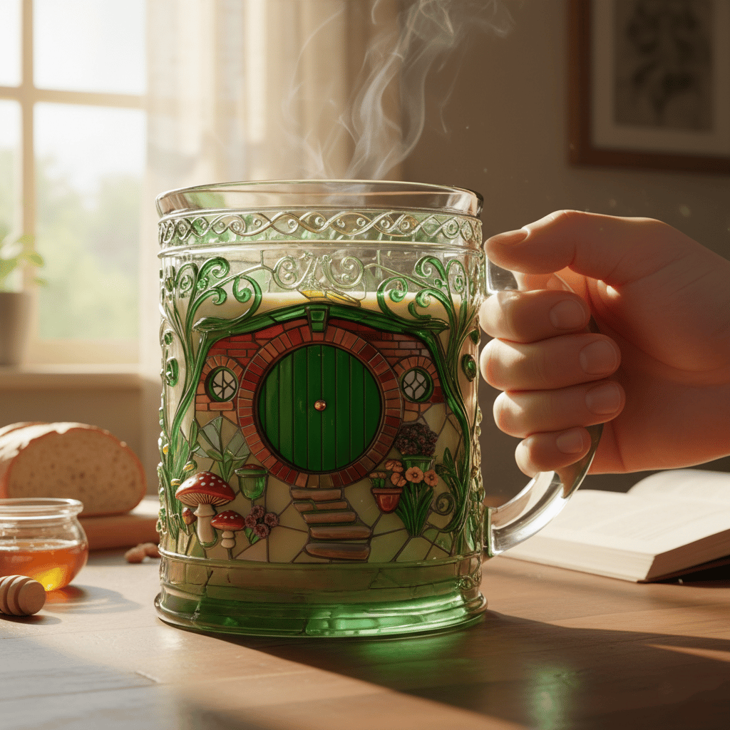 🍃 The Shire Glass Mug ✨