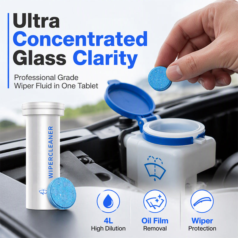 5-bottle Pack Windshield & Glass Cleaning Tablets – 75 Deep Cleaning Treatments
