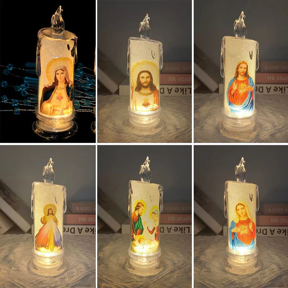 🕯️LED Prayer Flameless Candles