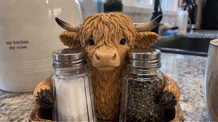 🧂Coastal Animal Salt & Pepper Shaker Holder Set