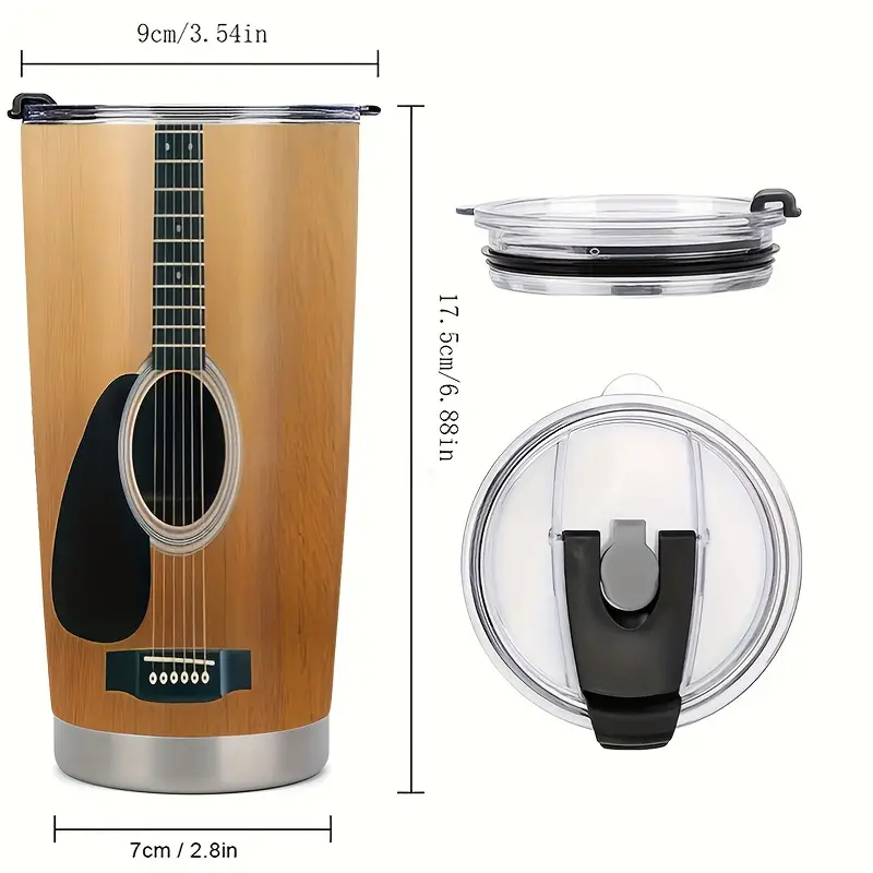 20 oz Guitarist Stainless Steel Coffee Mug