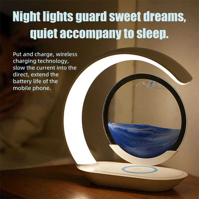 Quicksand Wireless Charging Desk Lamp