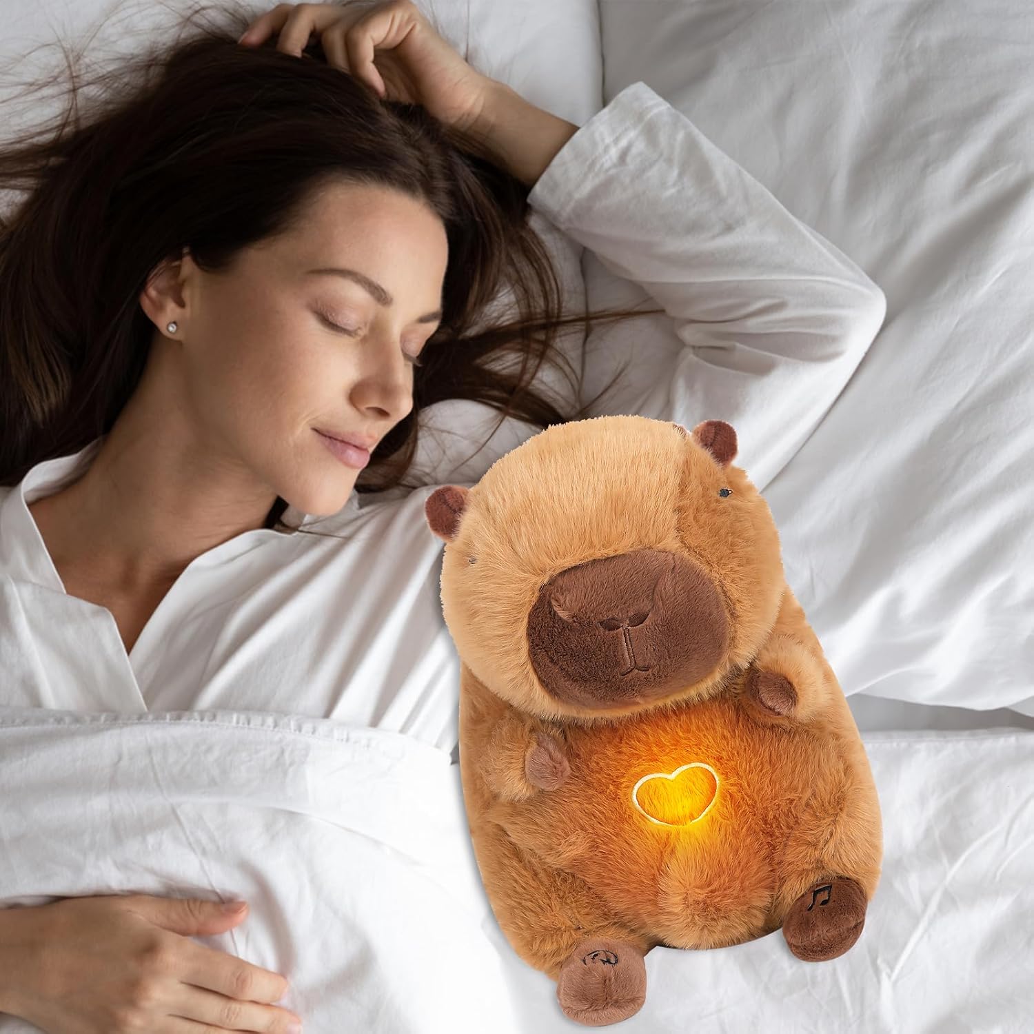 Soothing Breathing Capybara Plush