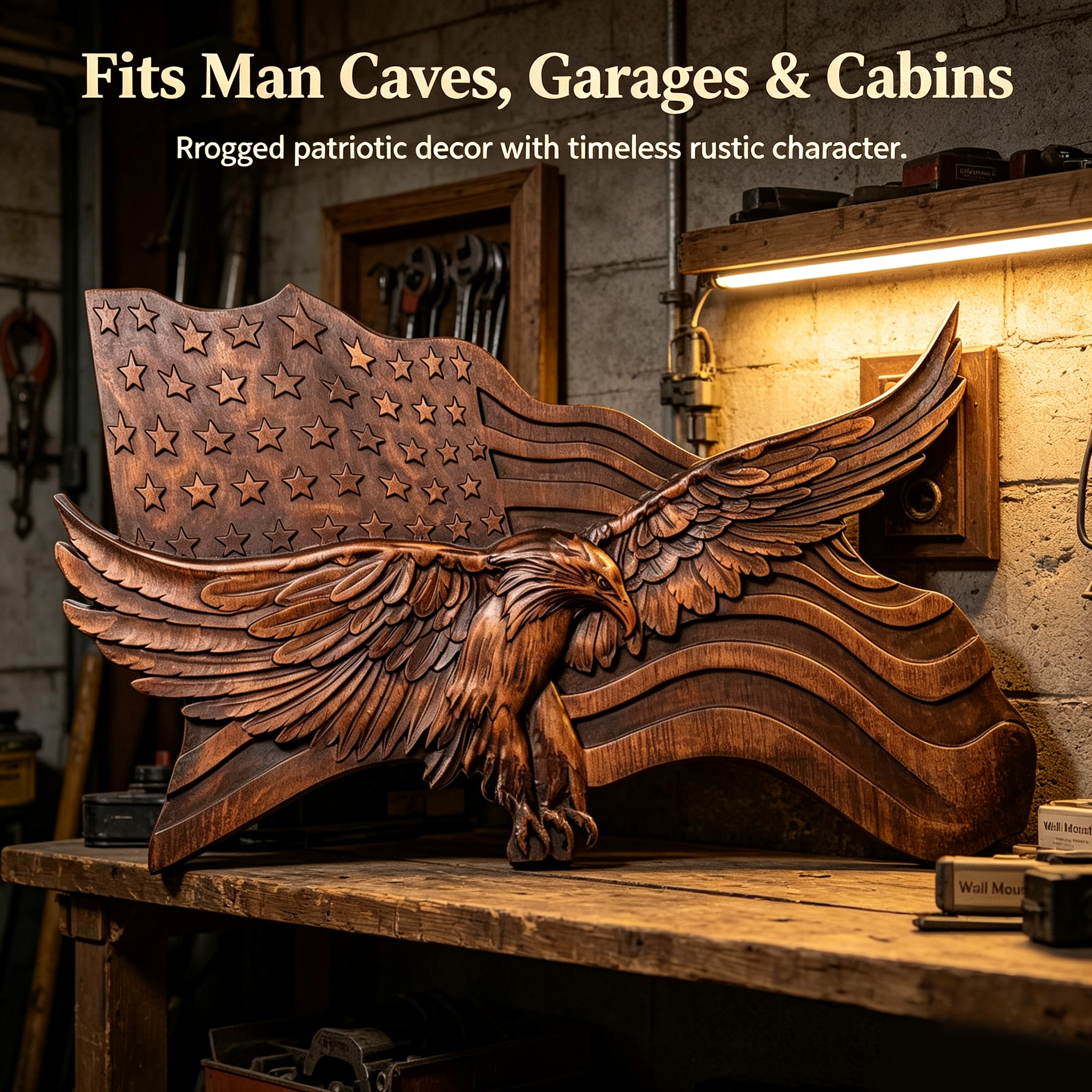 "Wings of Freedom" - Wooden Art