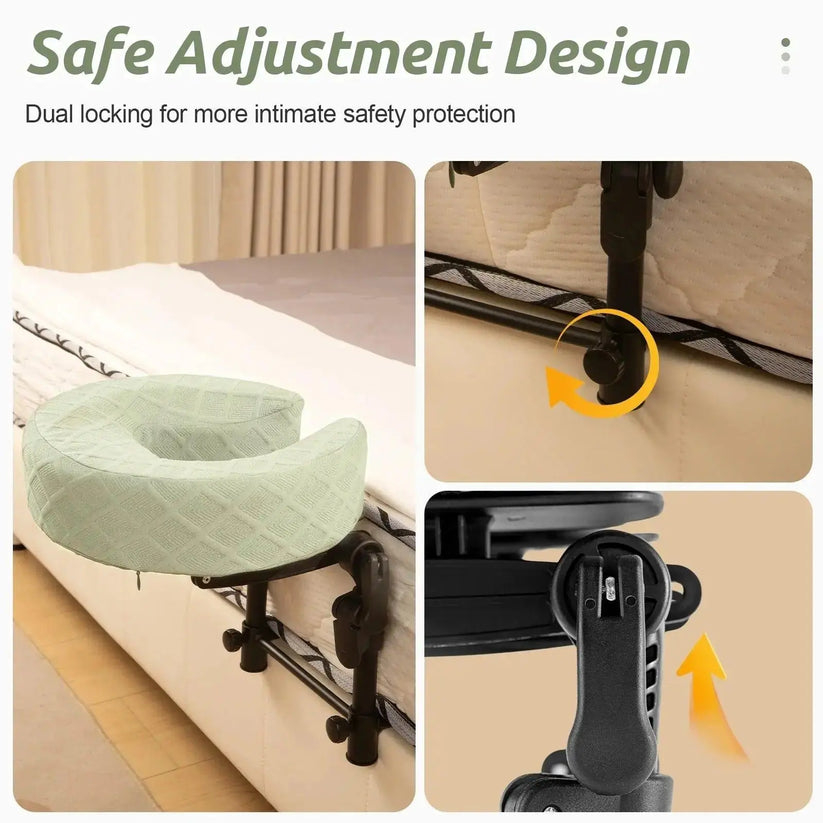 Adjustable Face-Down Massage Headrest