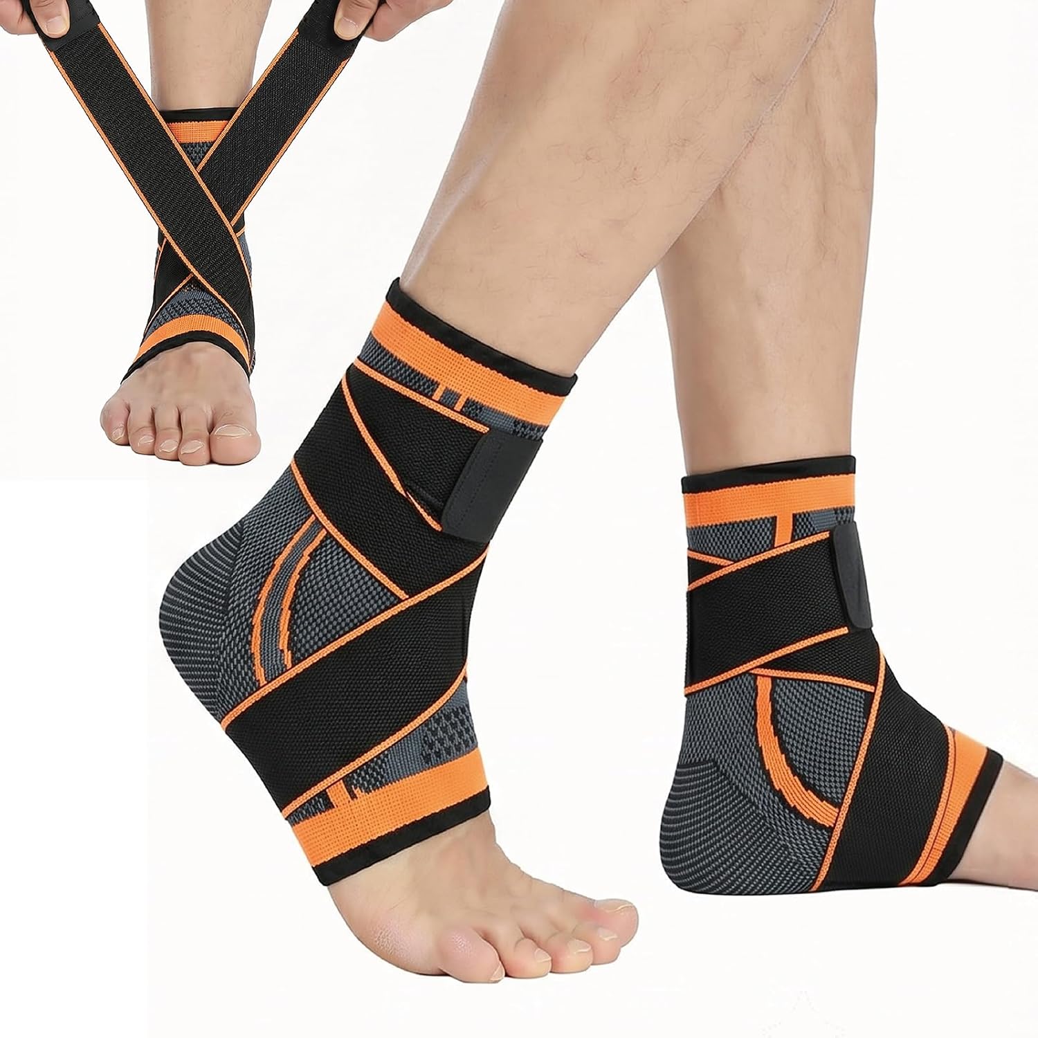 🦶 Adjustable Compression Ankle & Arch Support