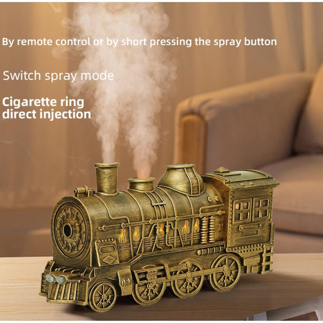 🚂 Vintage Train Essential Oil Diffuser