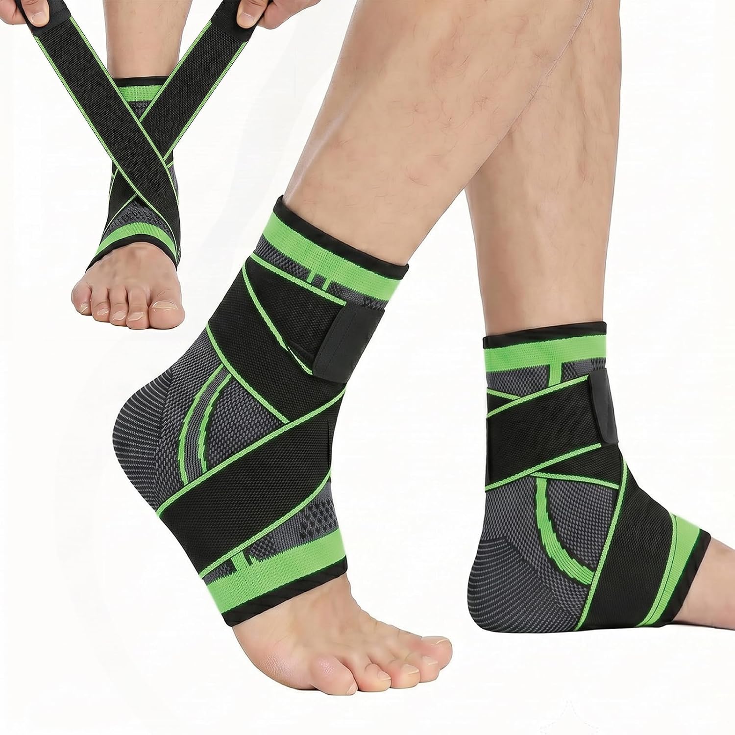 🦶 Adjustable Compression Ankle & Arch Support