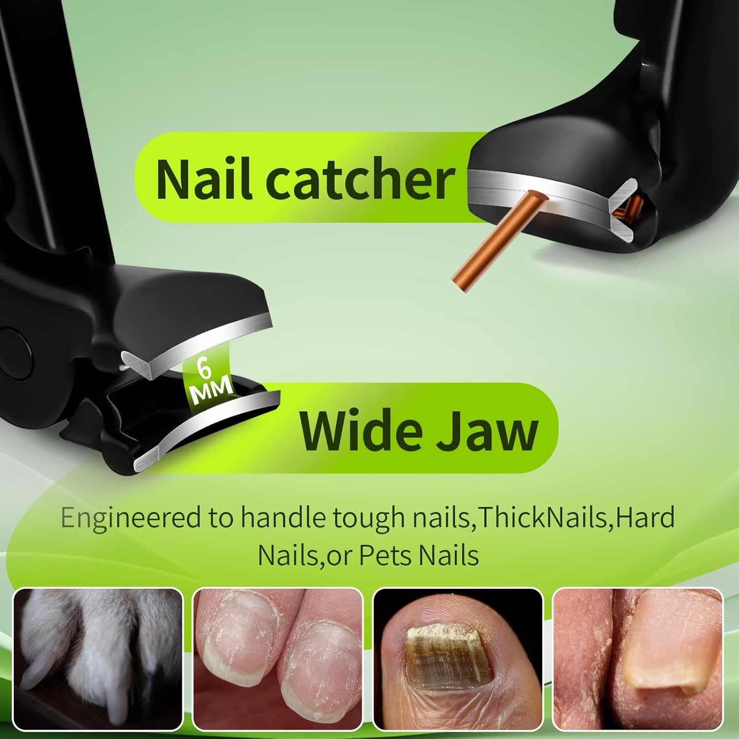 Upgraded Longer Handle Nail Clippers for Seniors