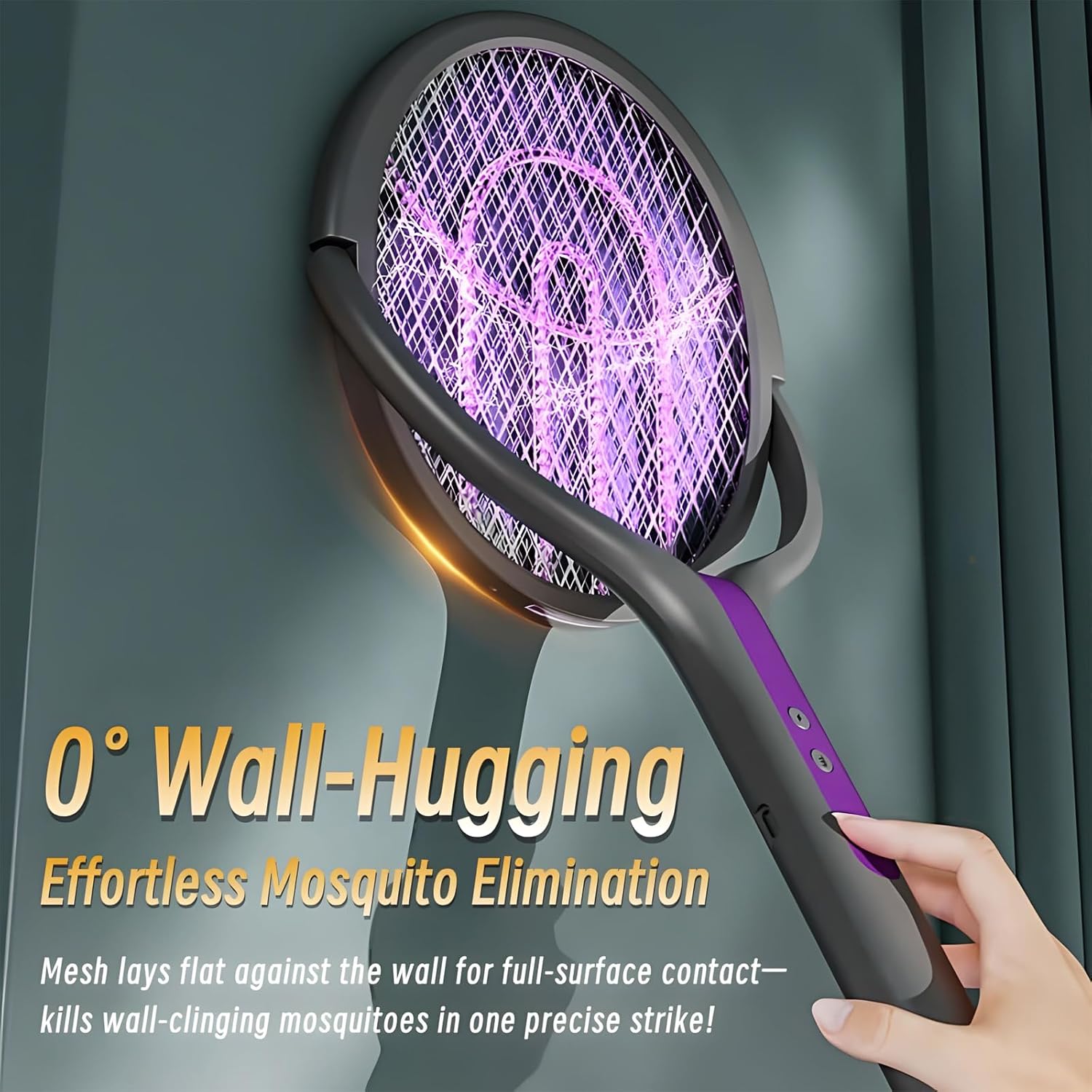 Foldable Telescopic Electric Mosquito Swatter