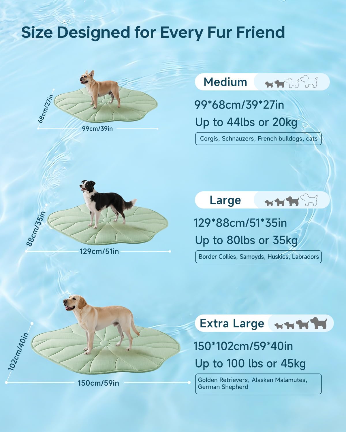 🐾 3.0 Iced Self-Cooling Pet Mat