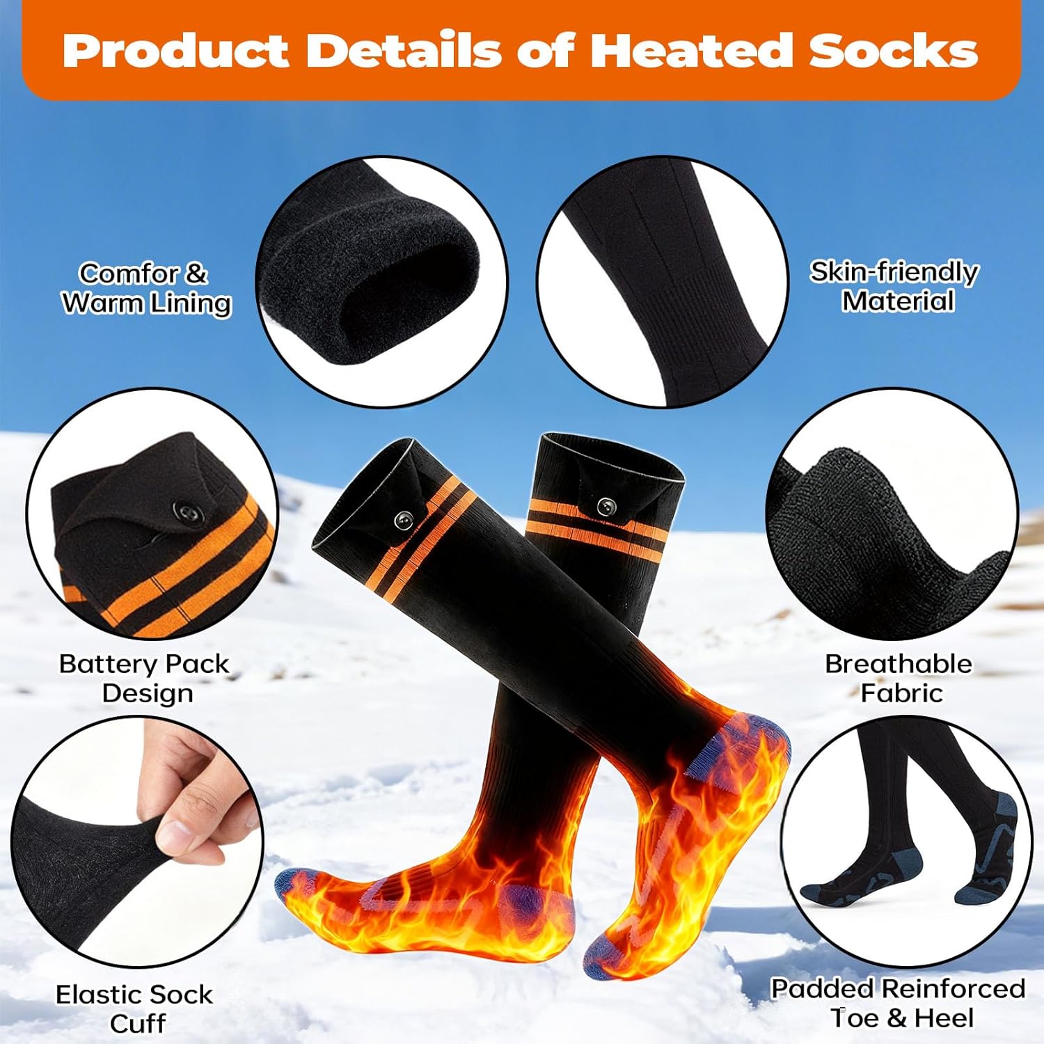 Smart Heated Socks