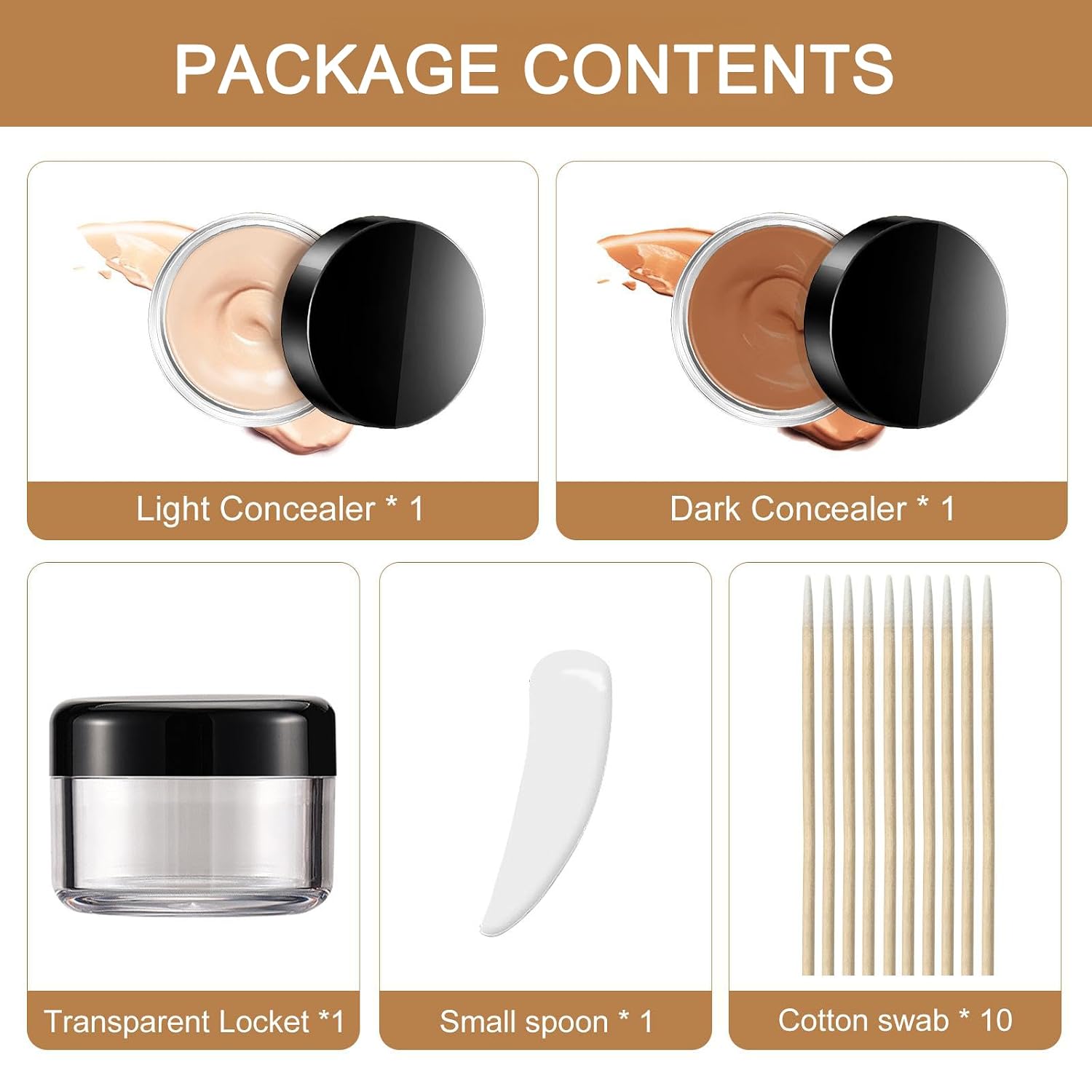Full-Coverage Tattoo & Body Concealer Kit – Blend Your Perfect Shade