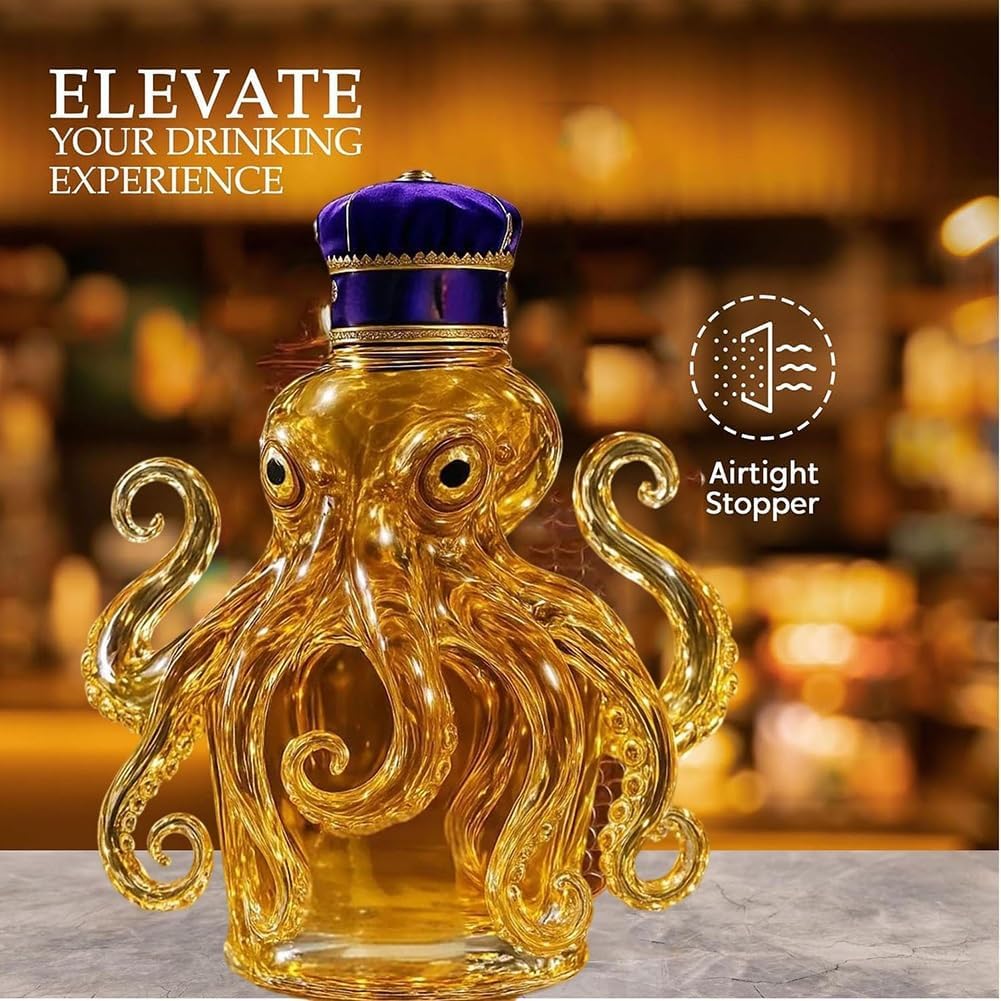 ✨LAST DAY 49% OFF🔥 - 🎁Octopus Whiskey Bottle