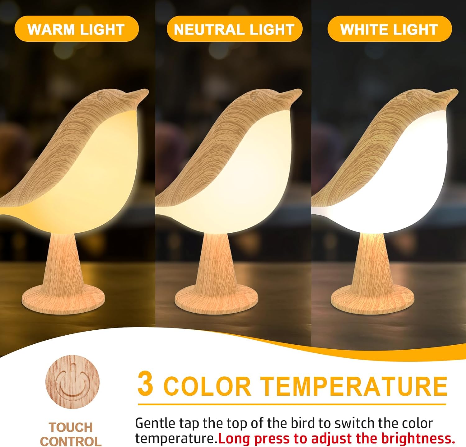 Aroma touch Bird Lamp Bedside Lamps