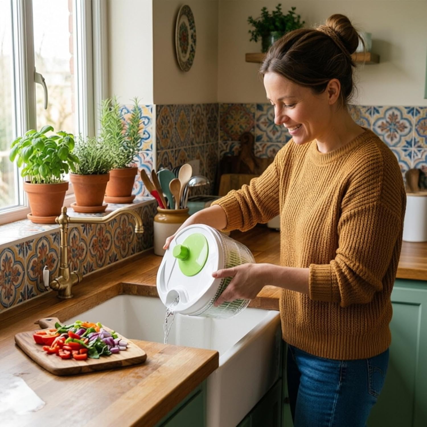 Manual Salad & Fruit Spinner