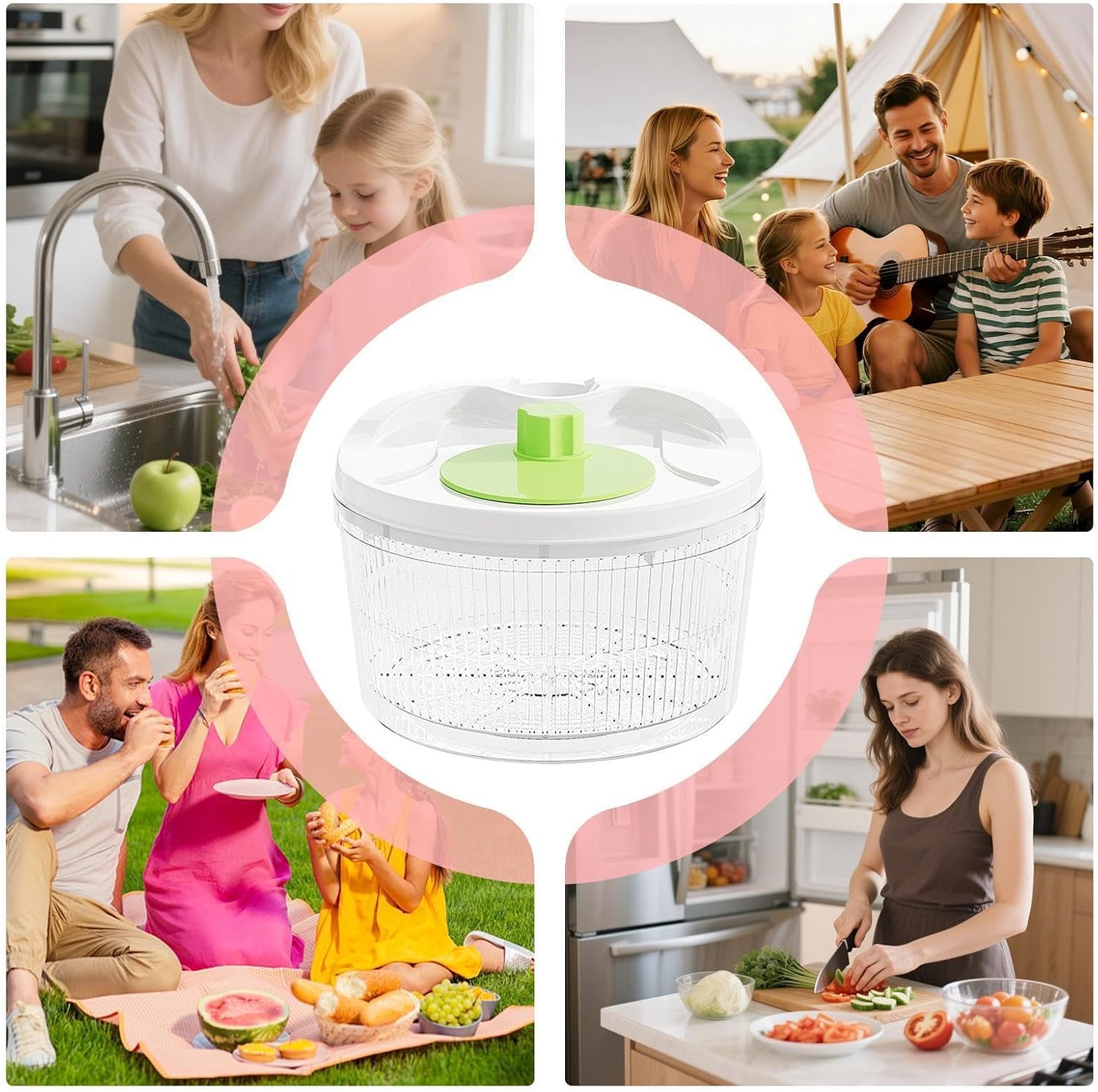 Manual Salad & Fruit Spinner