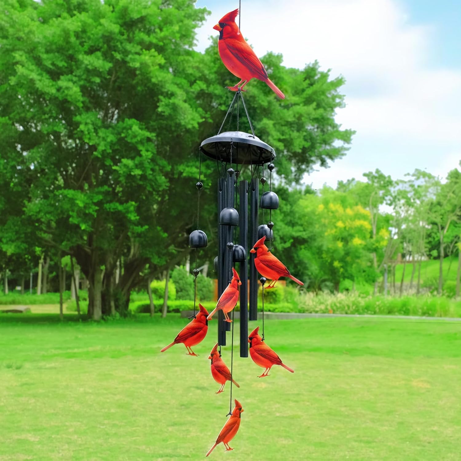 🌬️🎶 Whispers of Nature, Echoes of Love – The Cardinal Wind Chime 🐦✨