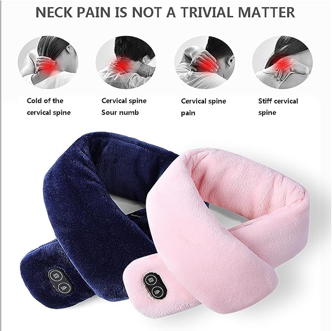 Heated Scarf with Vibration Massage