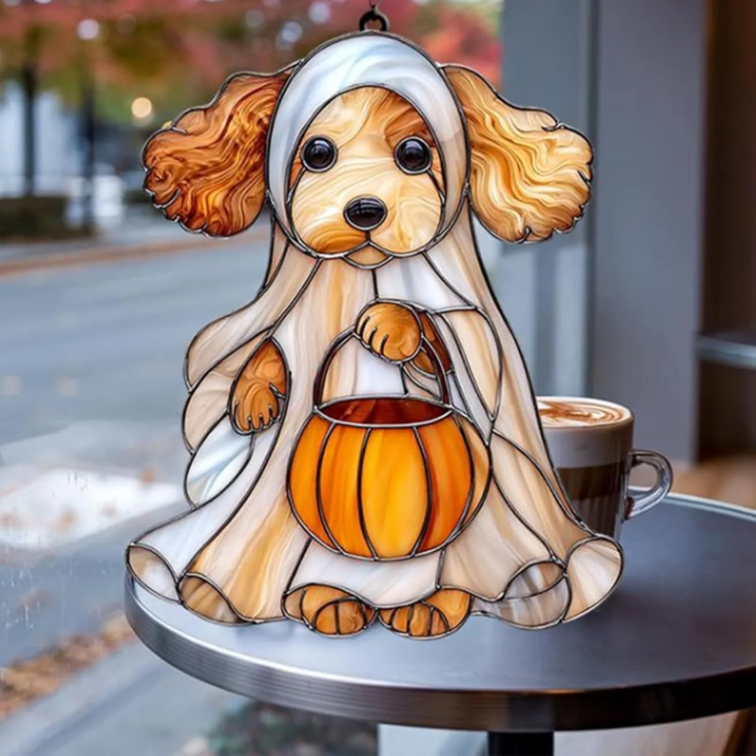 🎃Halloween Ghost Animal Pumpkin Suncatcher Window Decor