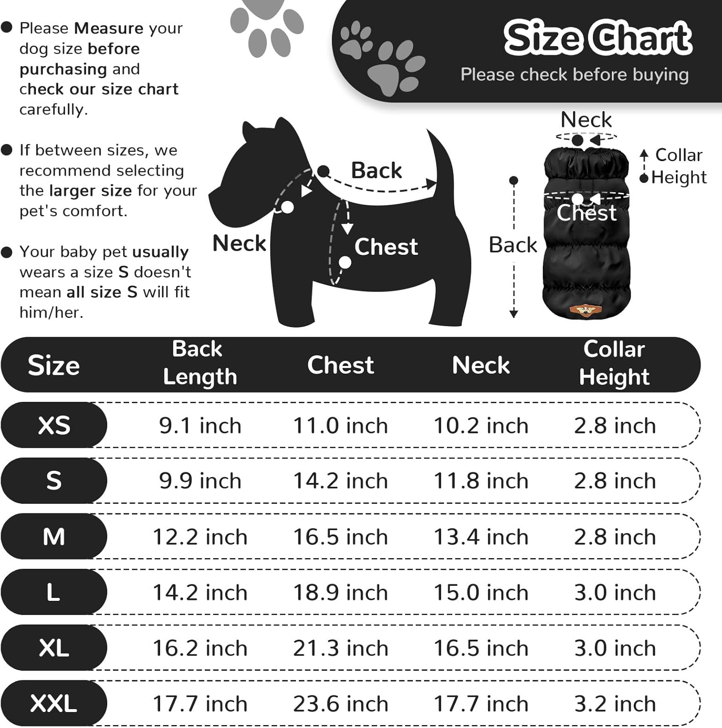 Extra Thick Fleece-Lined Dog Coat, Suitable For Small And Medium-Sized Dogs And Cats.