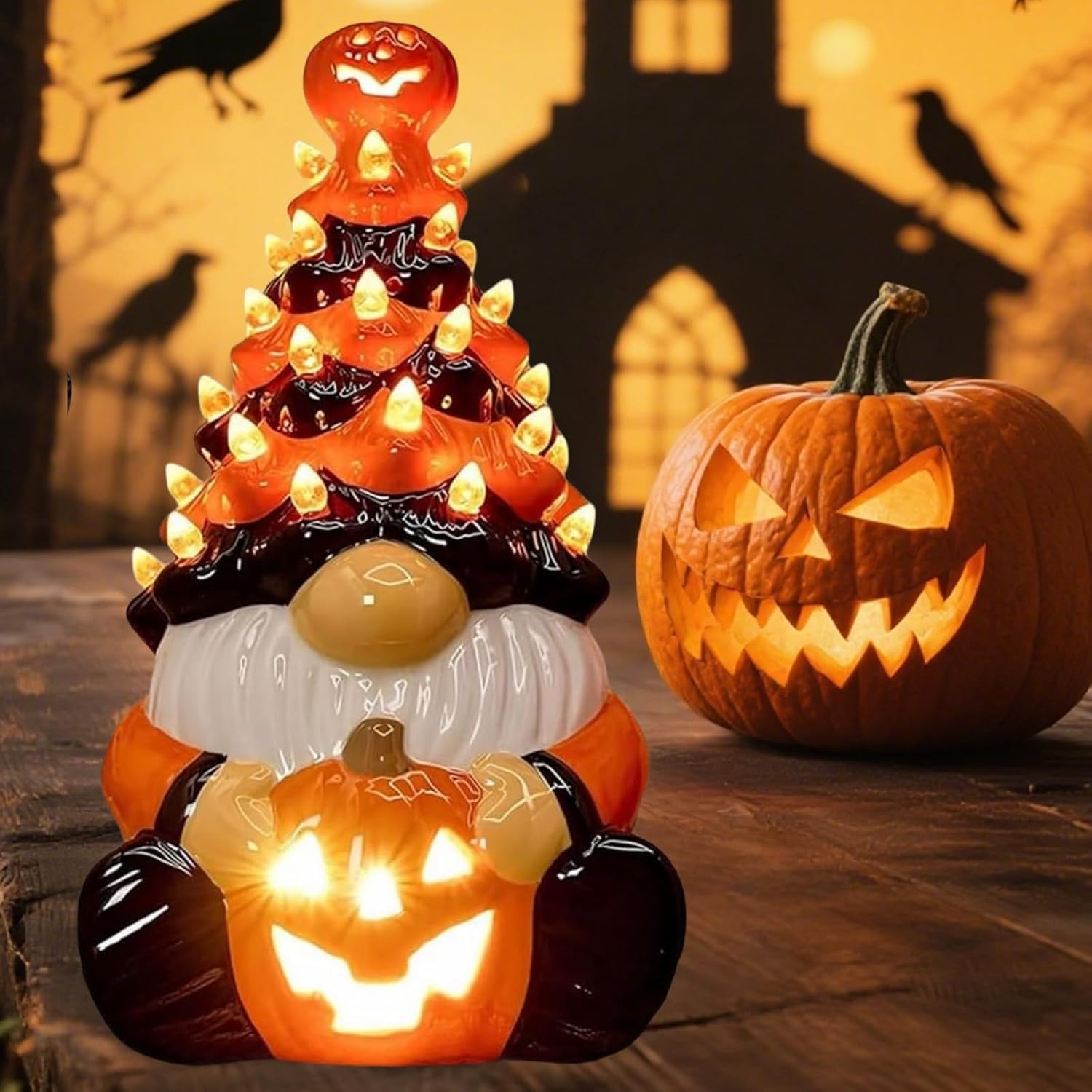 🔥Halloween dwarf decoration with light