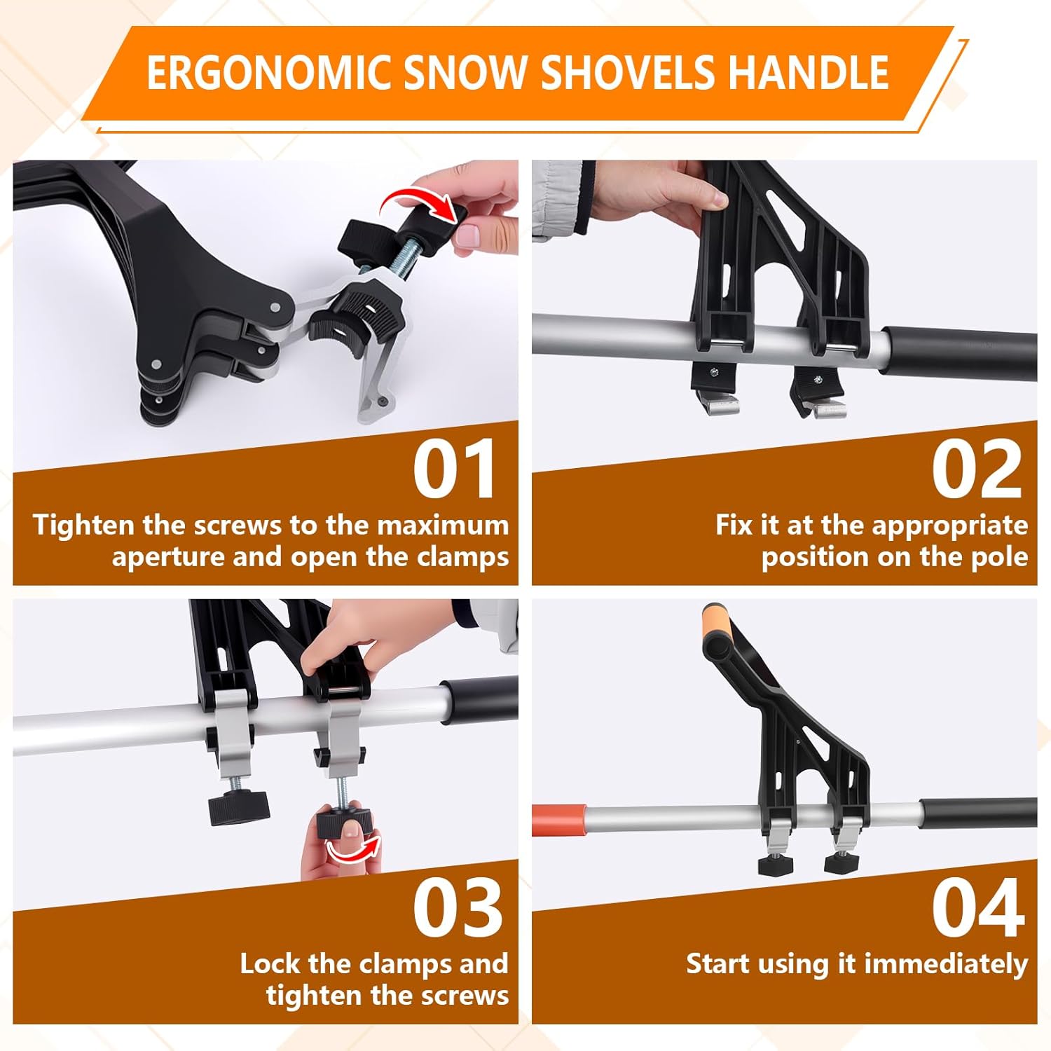 ❄️Ergonomic Snow Shovel Handle Attachment