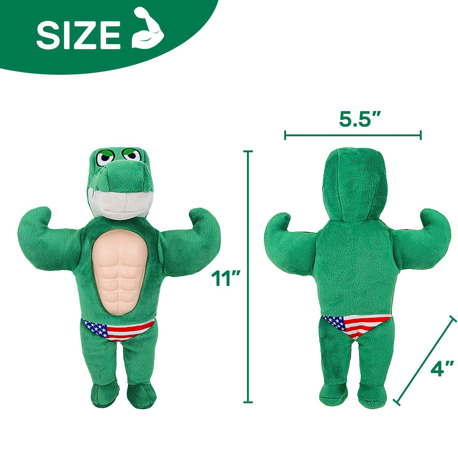 4th of July Patriotic Plush Chew Squeak Toy for Dogs