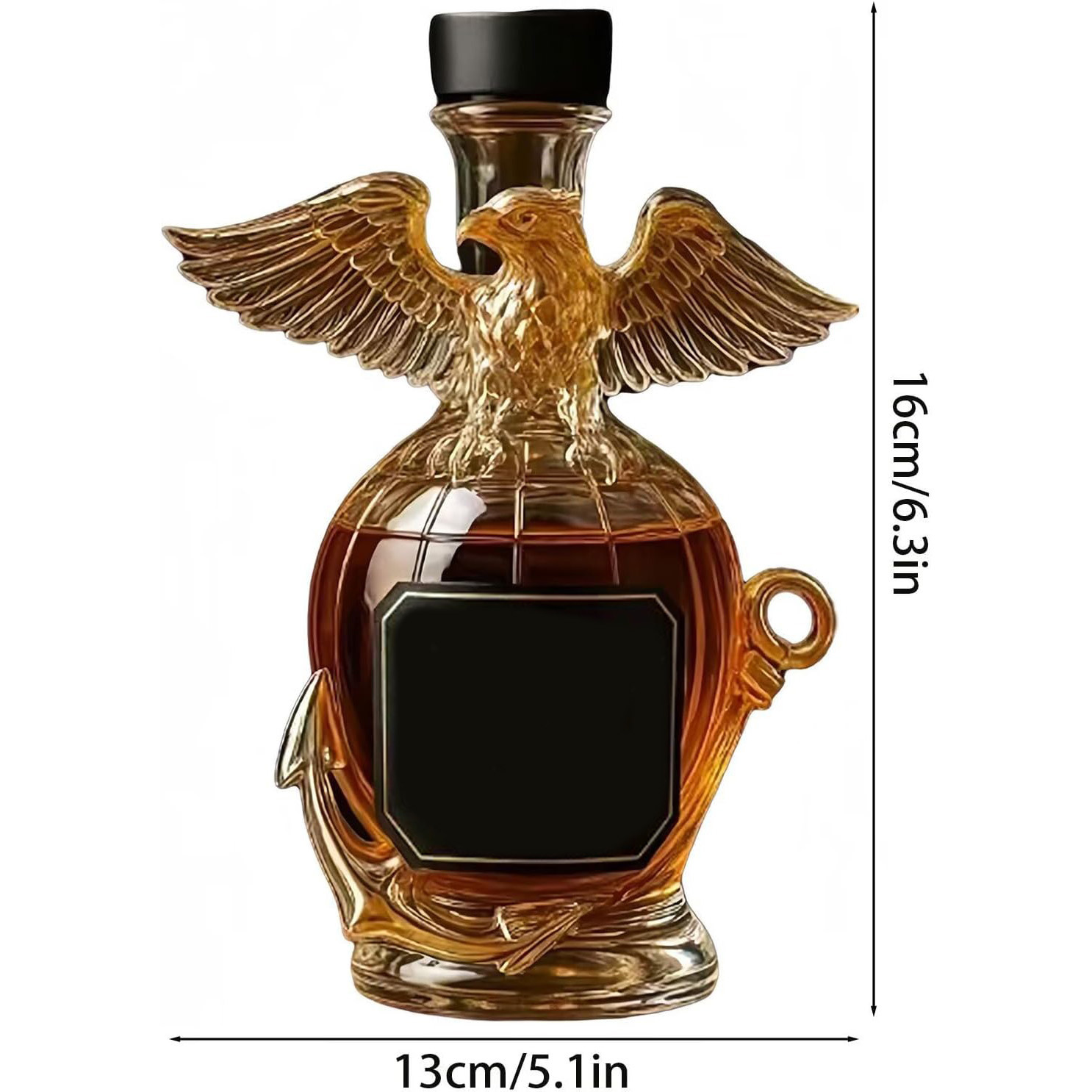 Eagle whiskey bottle