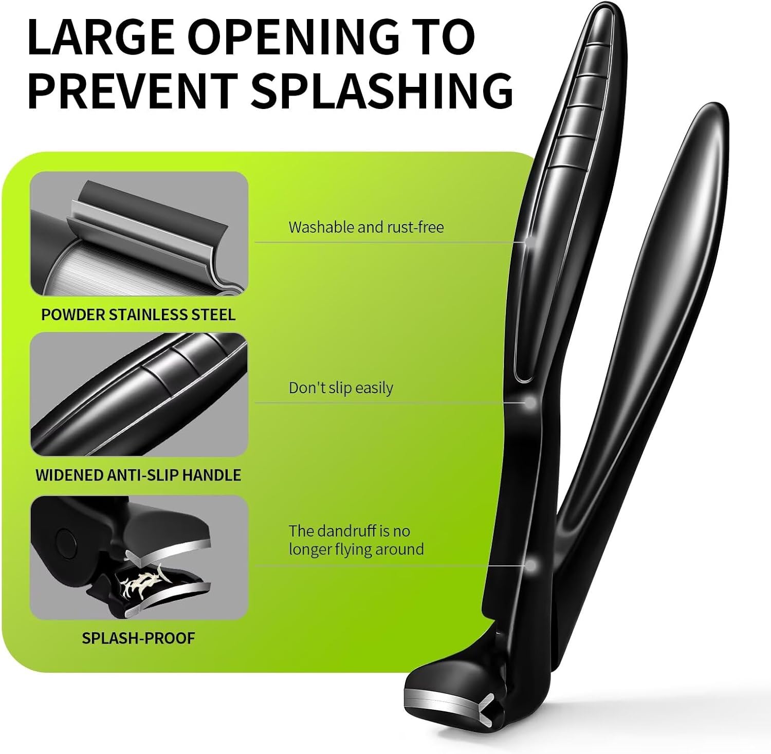 Upgraded Longer Handle Nail Clippers for Seniors