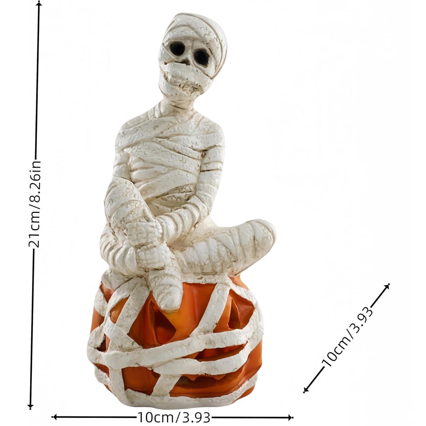 Halloween horror decorations with LED lights