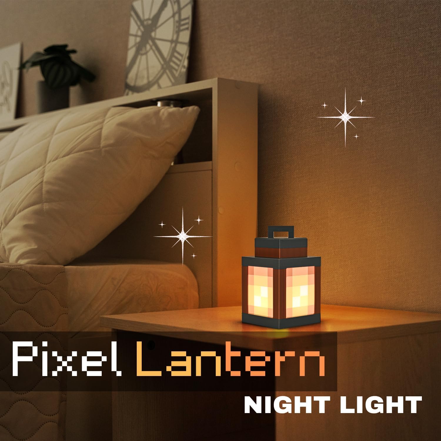 🔥Summer Sale 49% OFF - Pixelated Night Light Lantern