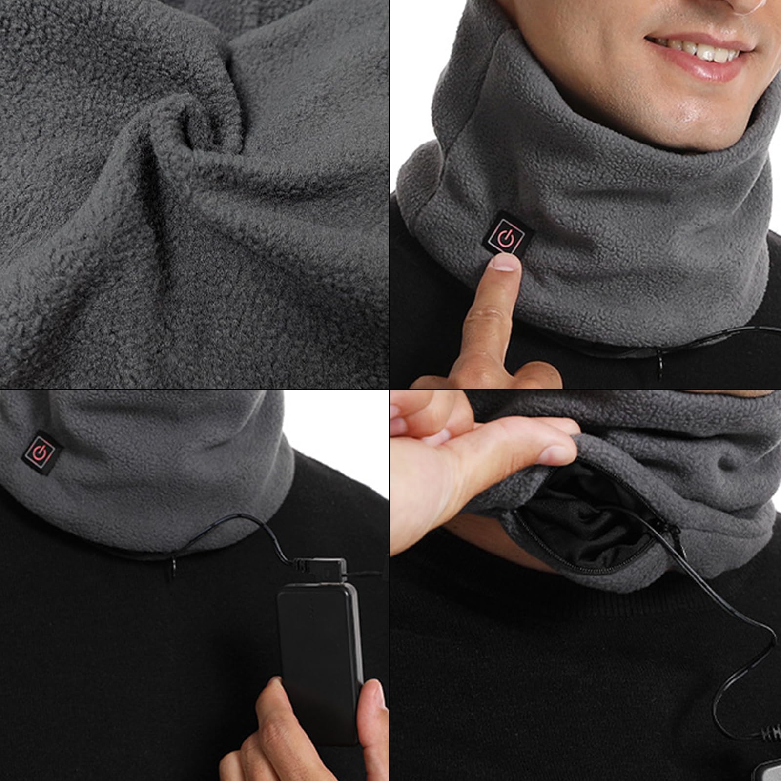 Windproof And Cold-Proof Three-Speed Heating Neck Warmer
