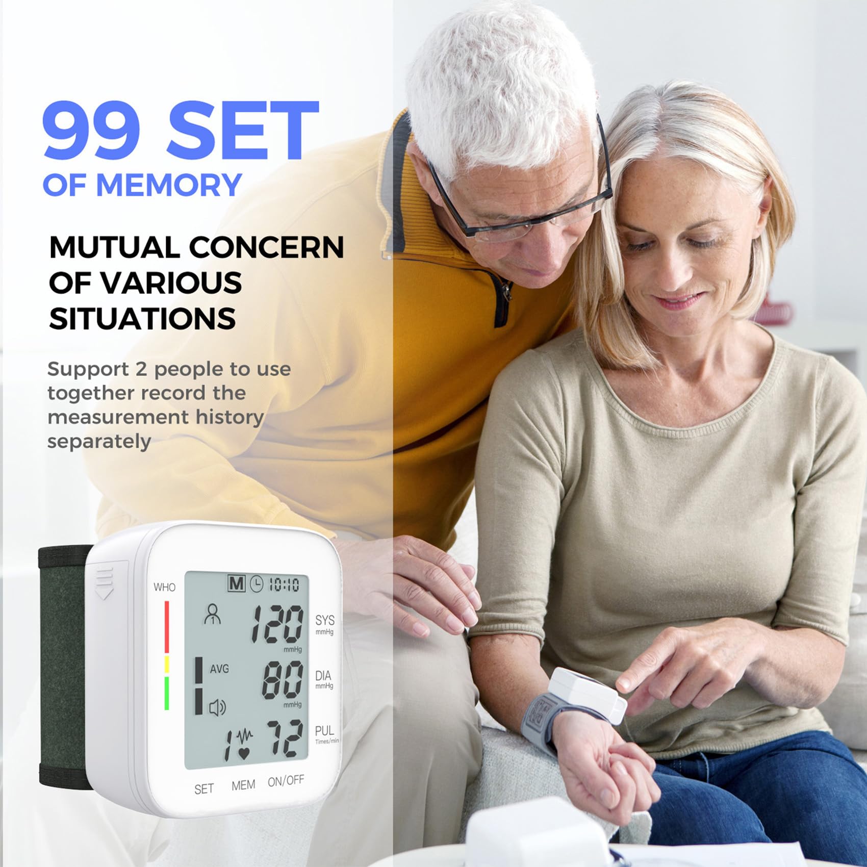 Welnax™ Wrist Blood Pressure Monitor