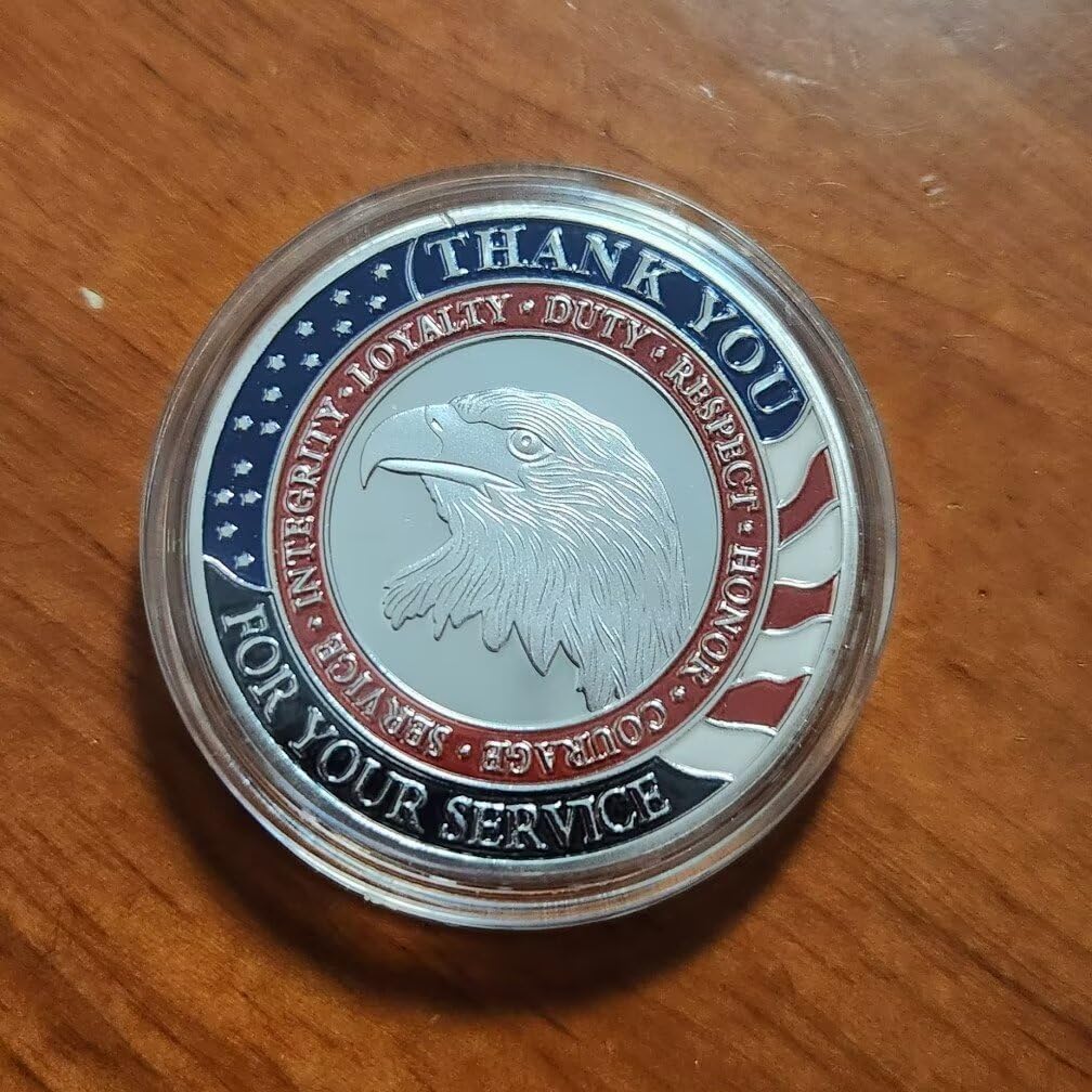 U.S. Military Challenge Coin - Thank You For Our Freedom Coin