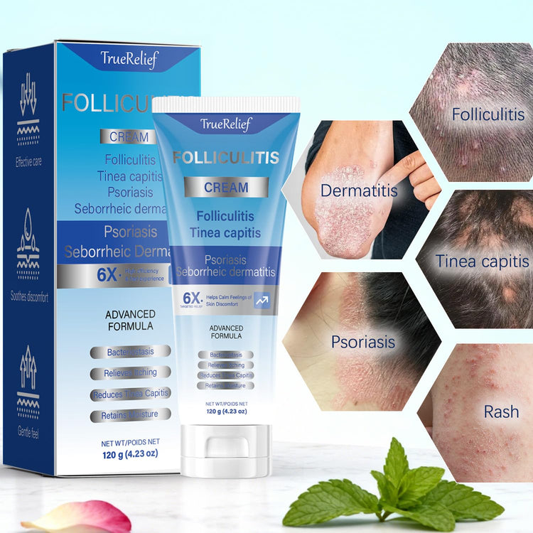 Folliculitis Cream | Clears Scalp, Face & Body Bumps | 120g