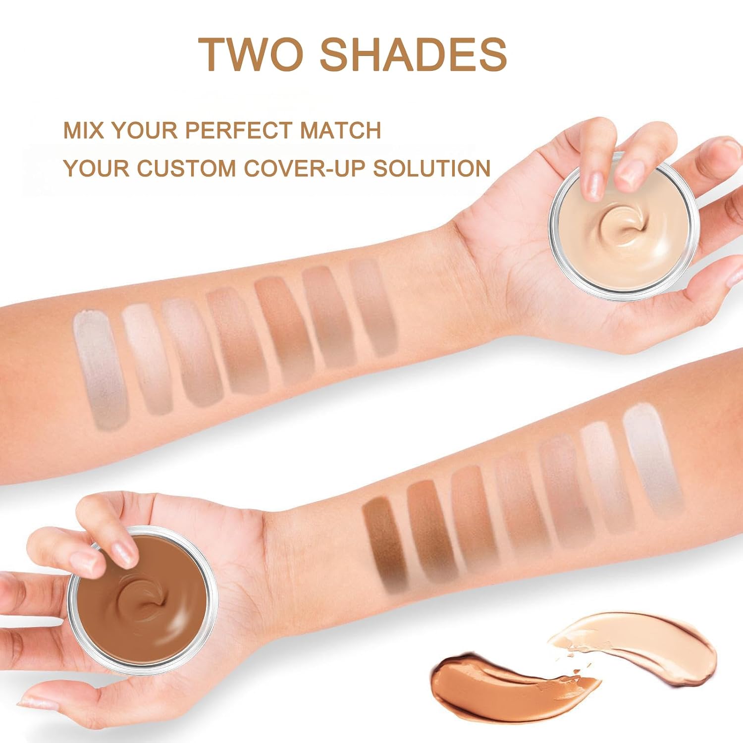 Full-Coverage Tattoo & Body Concealer Kit – Blend Your Perfect Shade