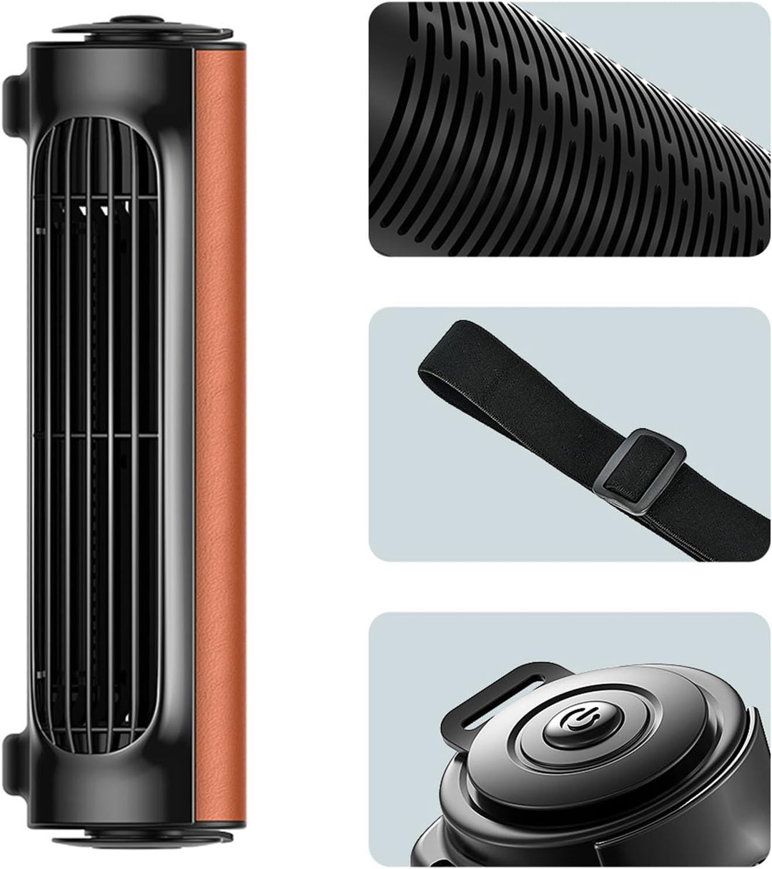 Portable USB Car Seat Fan with Adjustable Headrest Strap