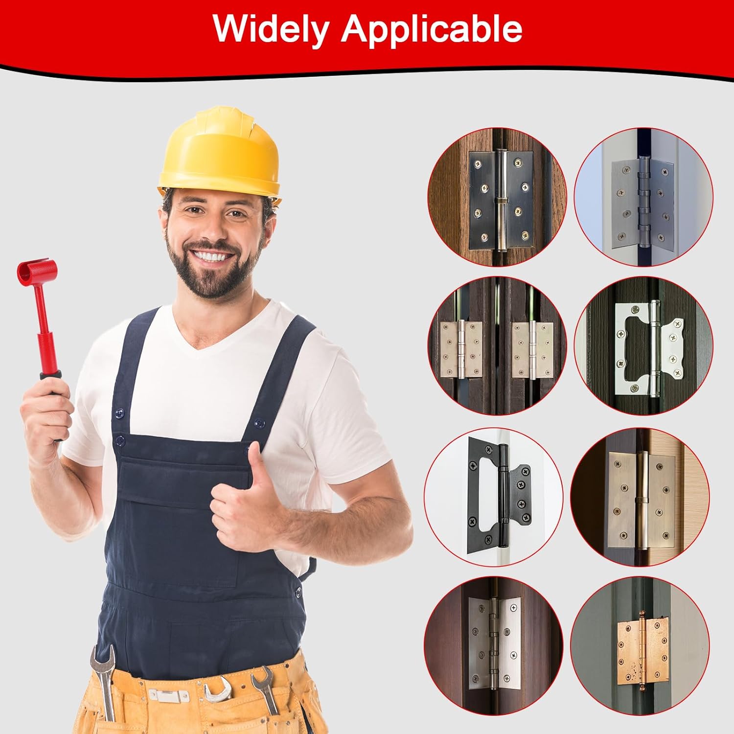 4-Piece Door Hinge Adjustment Wrench Set