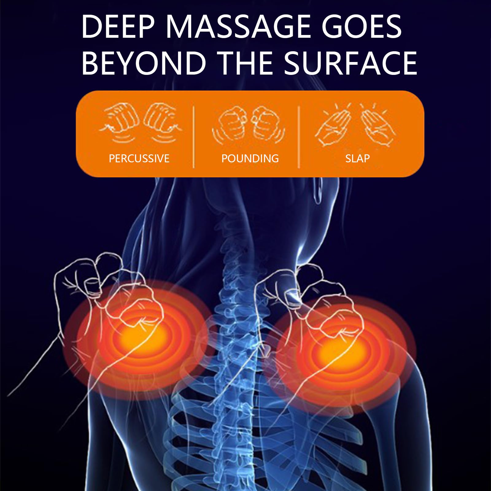 Percussion Massagers For Neck And Back With Heat