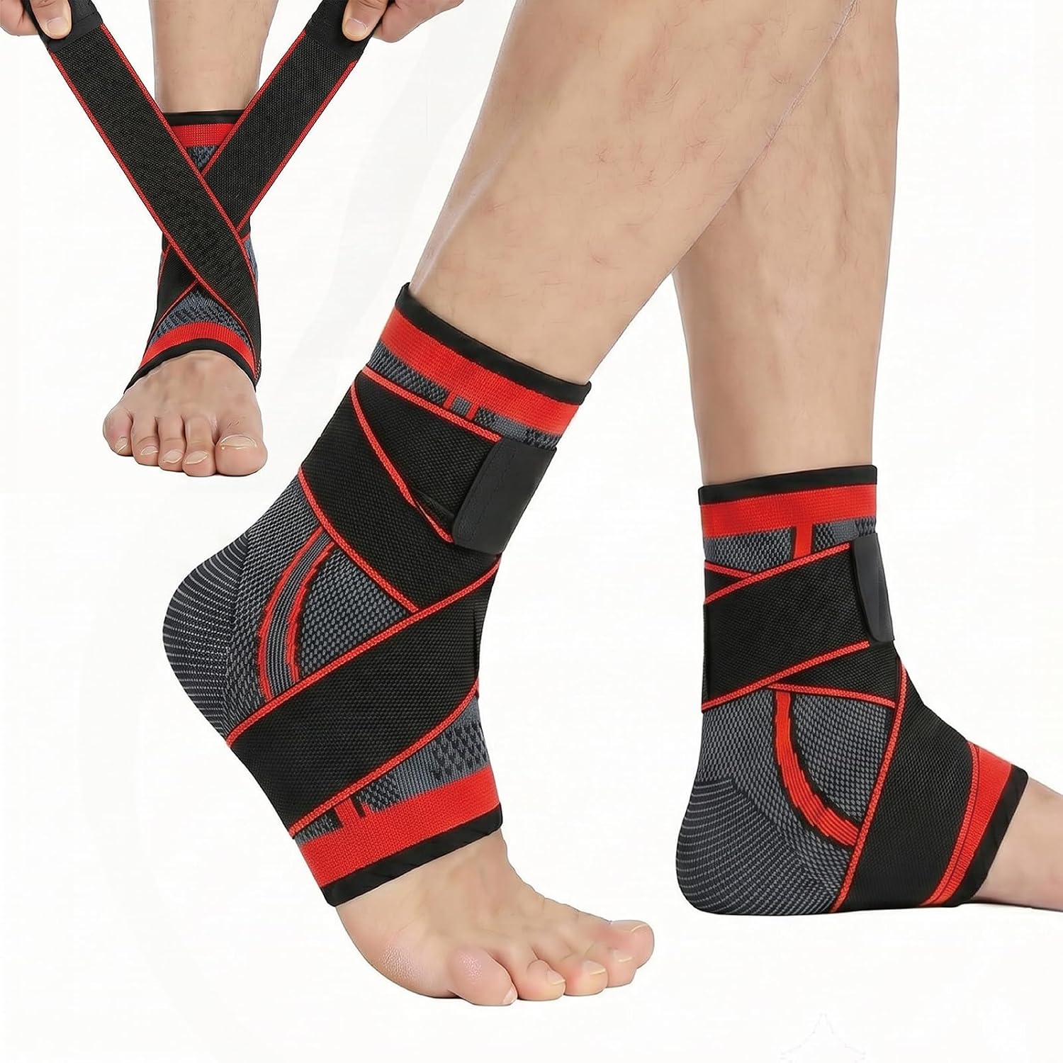 🦶 Adjustable Compression Ankle & Arch Support