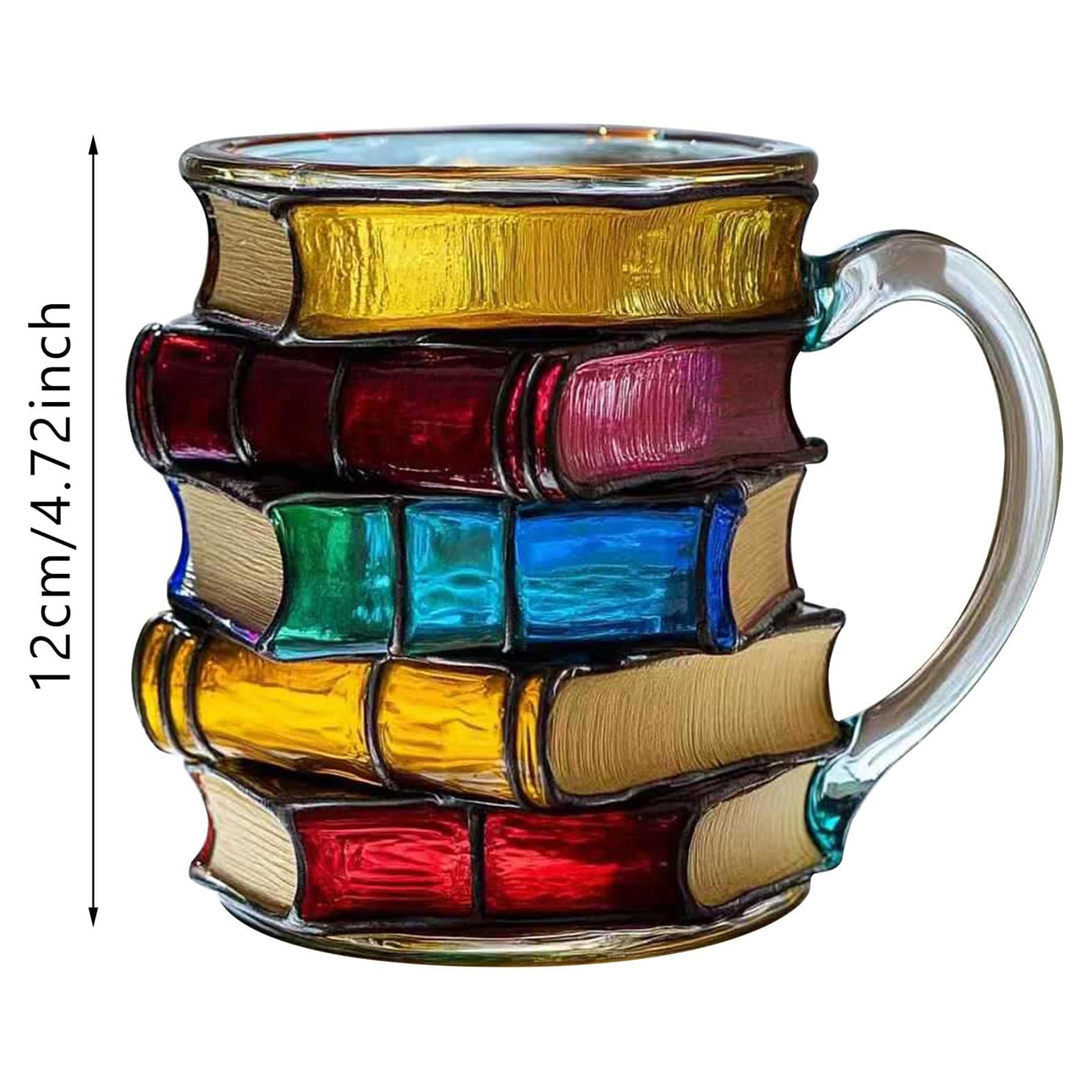 📚PAINTED BOOK MUG
