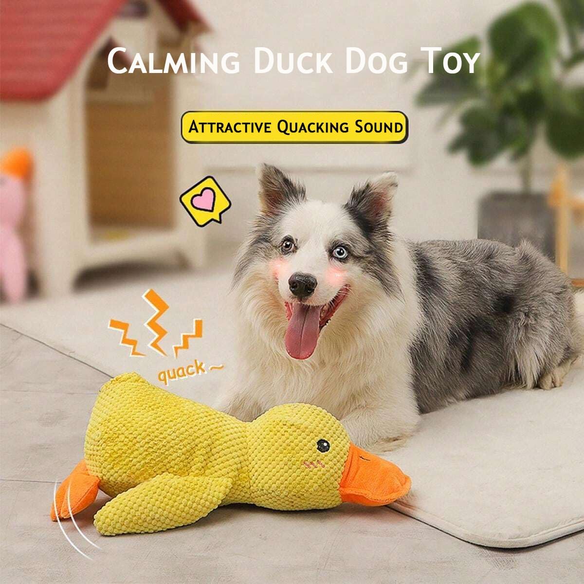 🦆Mellow Dog Calming Duck Dog Toy