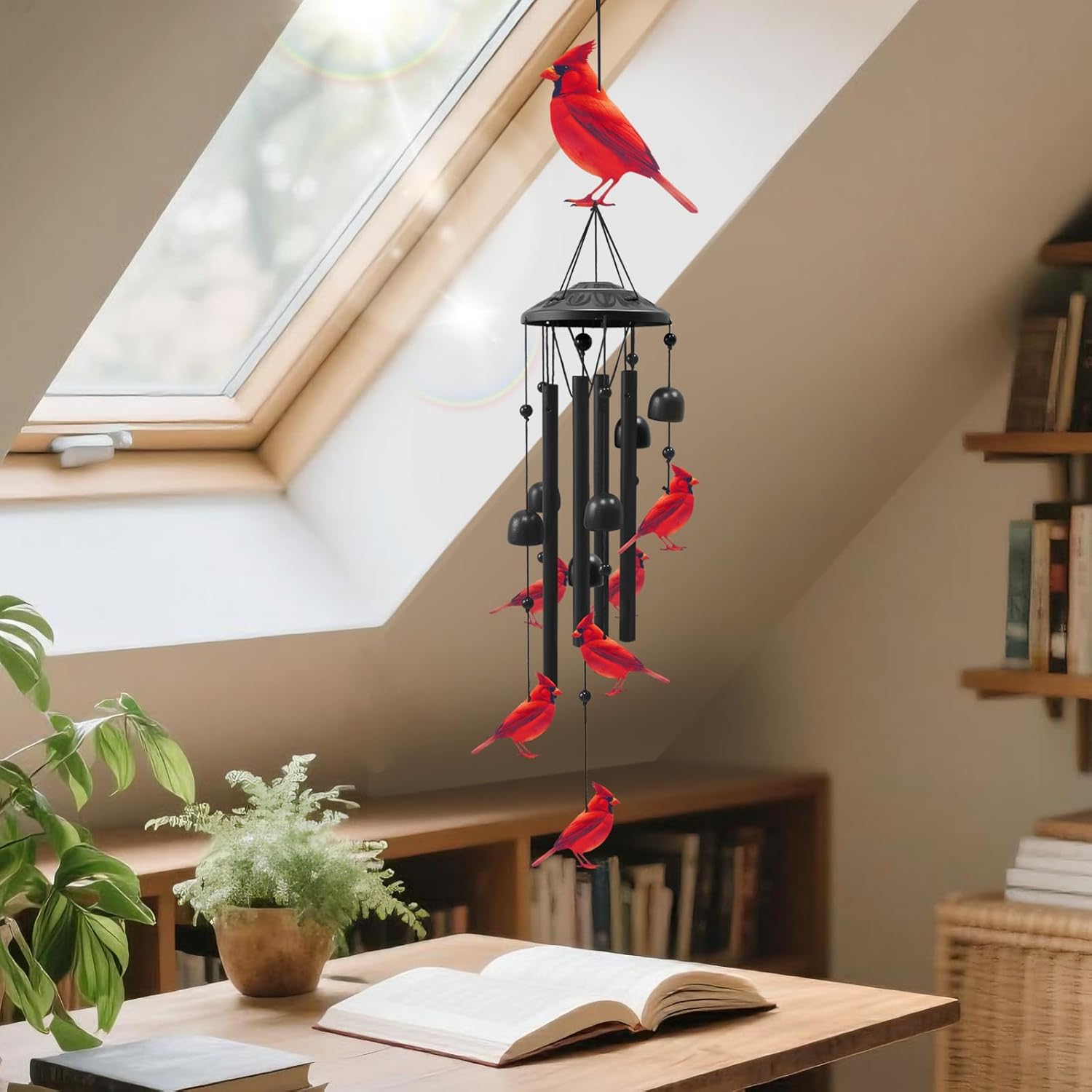 🌬️🎶 Whispers of Nature, Echoes of Love – The Cardinal Wind Chime 🐦✨
