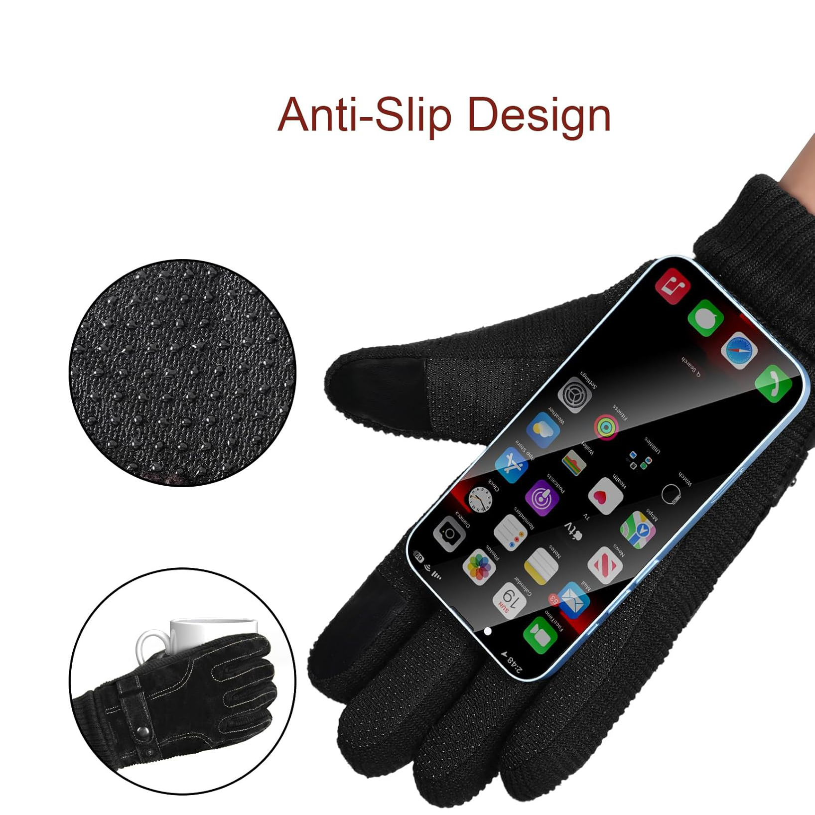 🧤 Winter Leather Gloves