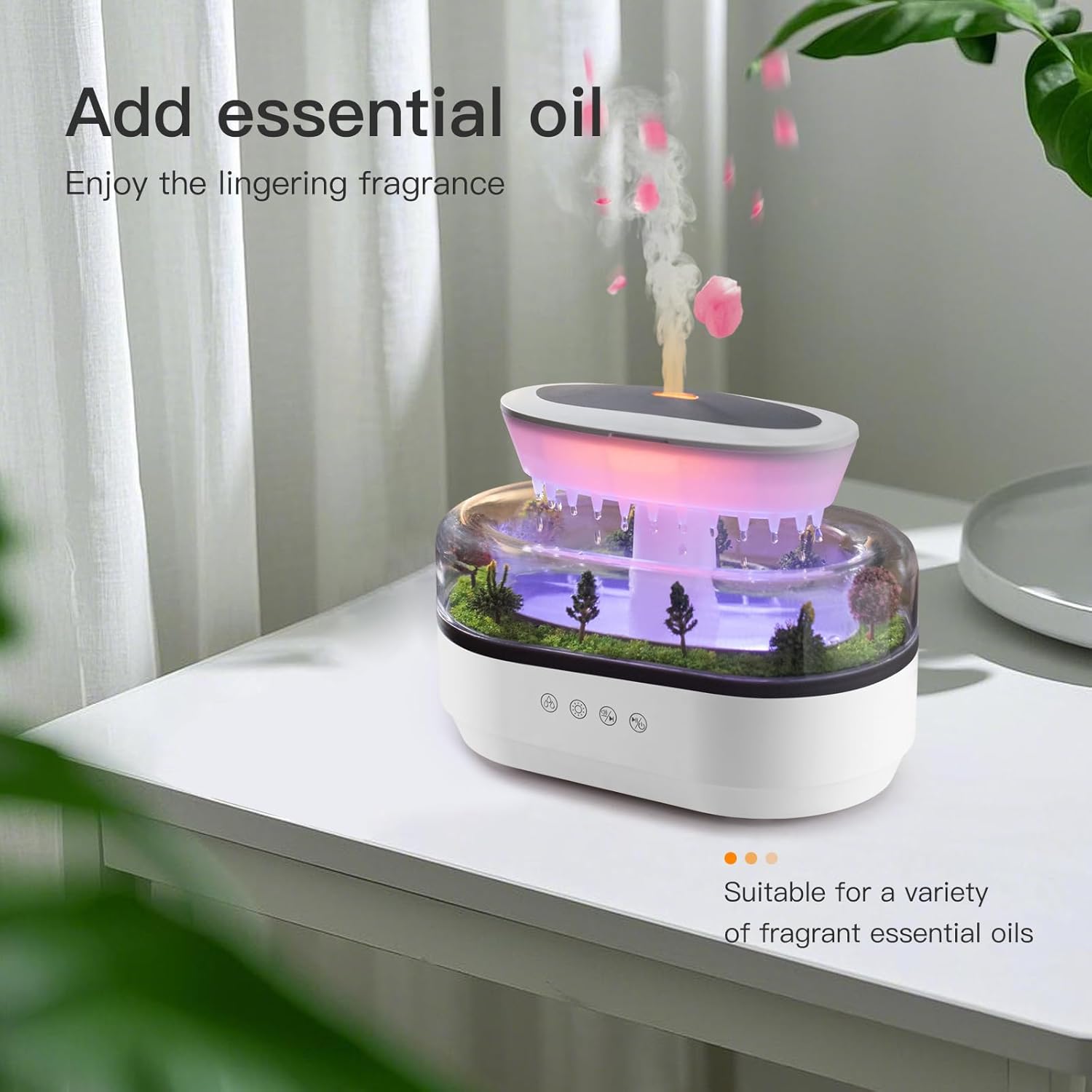Rain Humidifier Ultrasonic Rainfall Humidifier